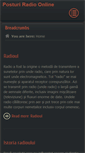 Mobile Screenshot of posturi-radio.net