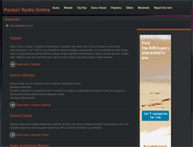Tablet Screenshot of posturi-radio.net